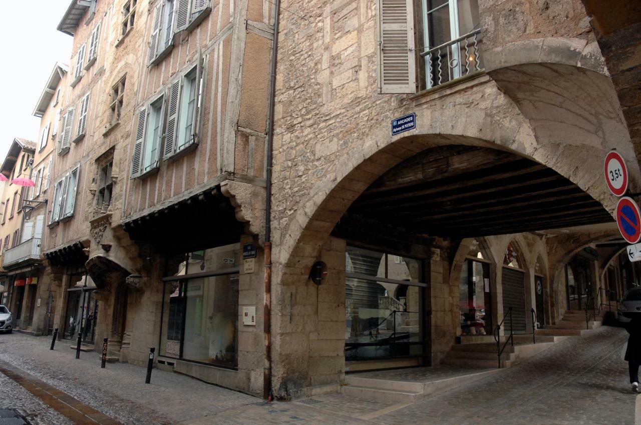 Maison Renaissance Monument Historique XV Eme 1497 Villefranche-de-Rouergue Luaran gambar